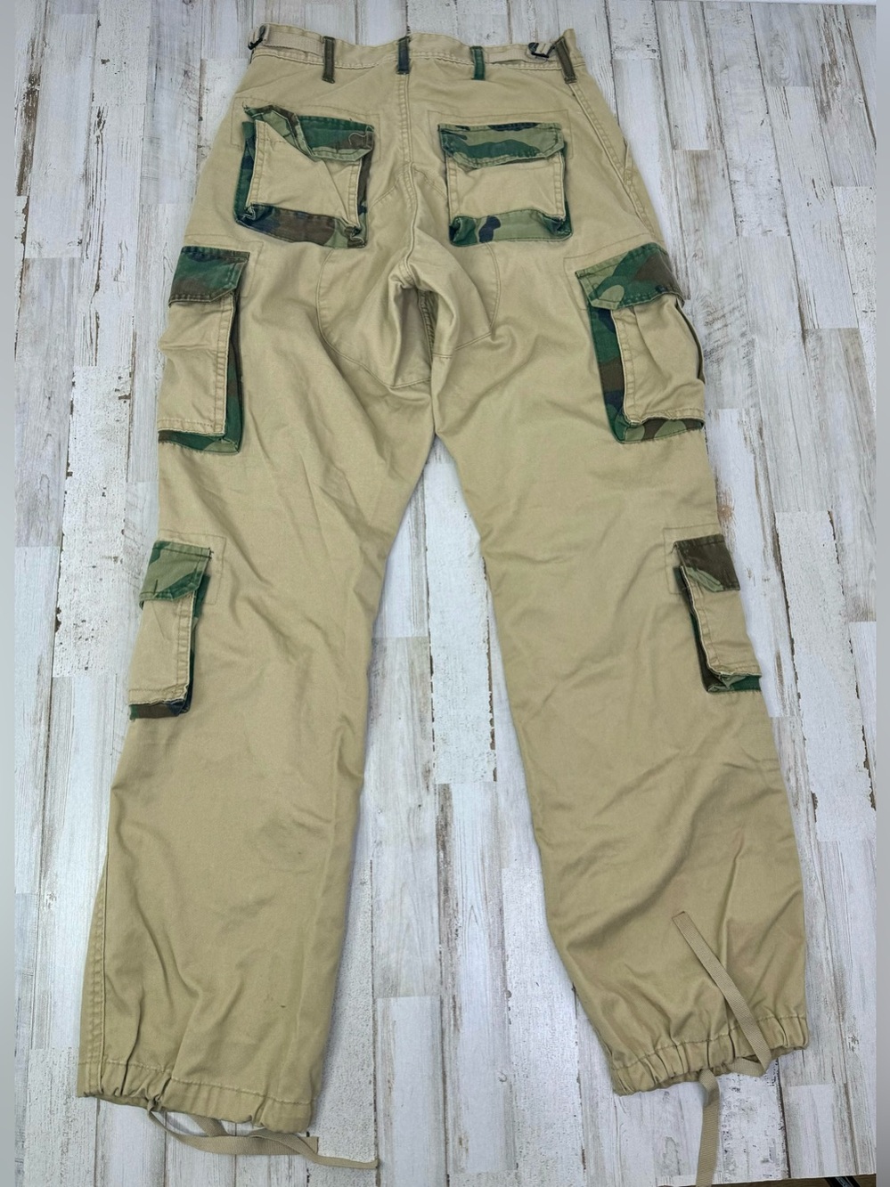 Rothco BDU Cargo Pants Ripstop Mens 28x32 Tactical Military Tan Camo Accents - Picture 8 of 10